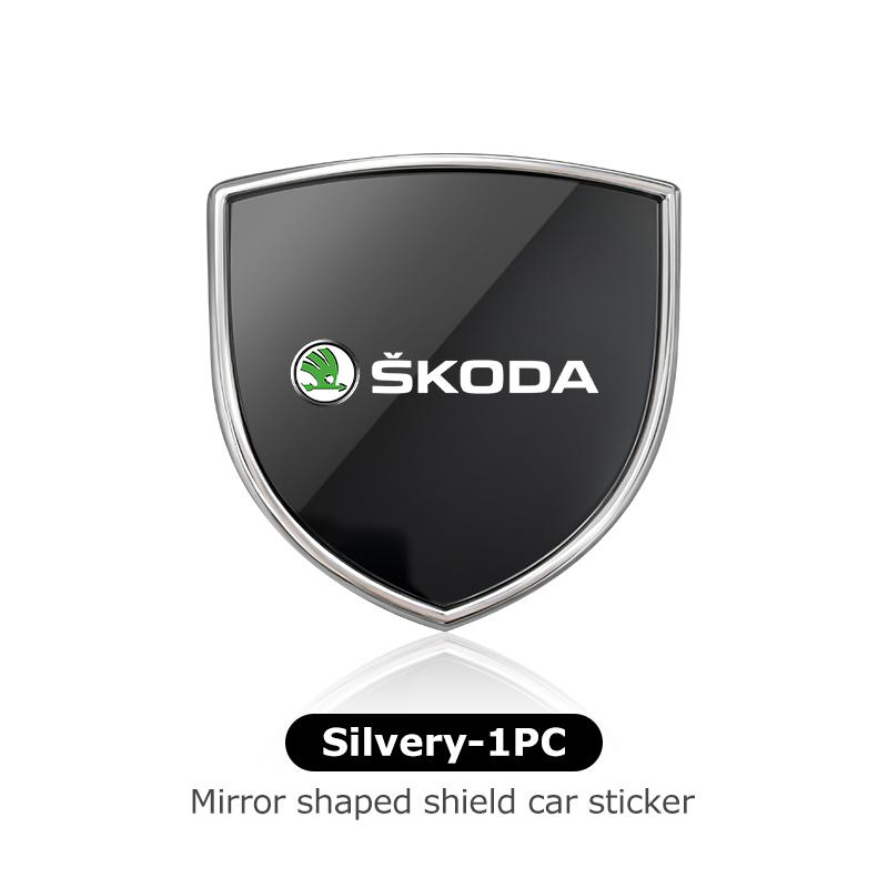 Car Body Badge Metal Creative Sticker Exterior Modification Accessories For Skoda octavia a5 a4 mk1 2 fabia superb rapid mk3 fwx433