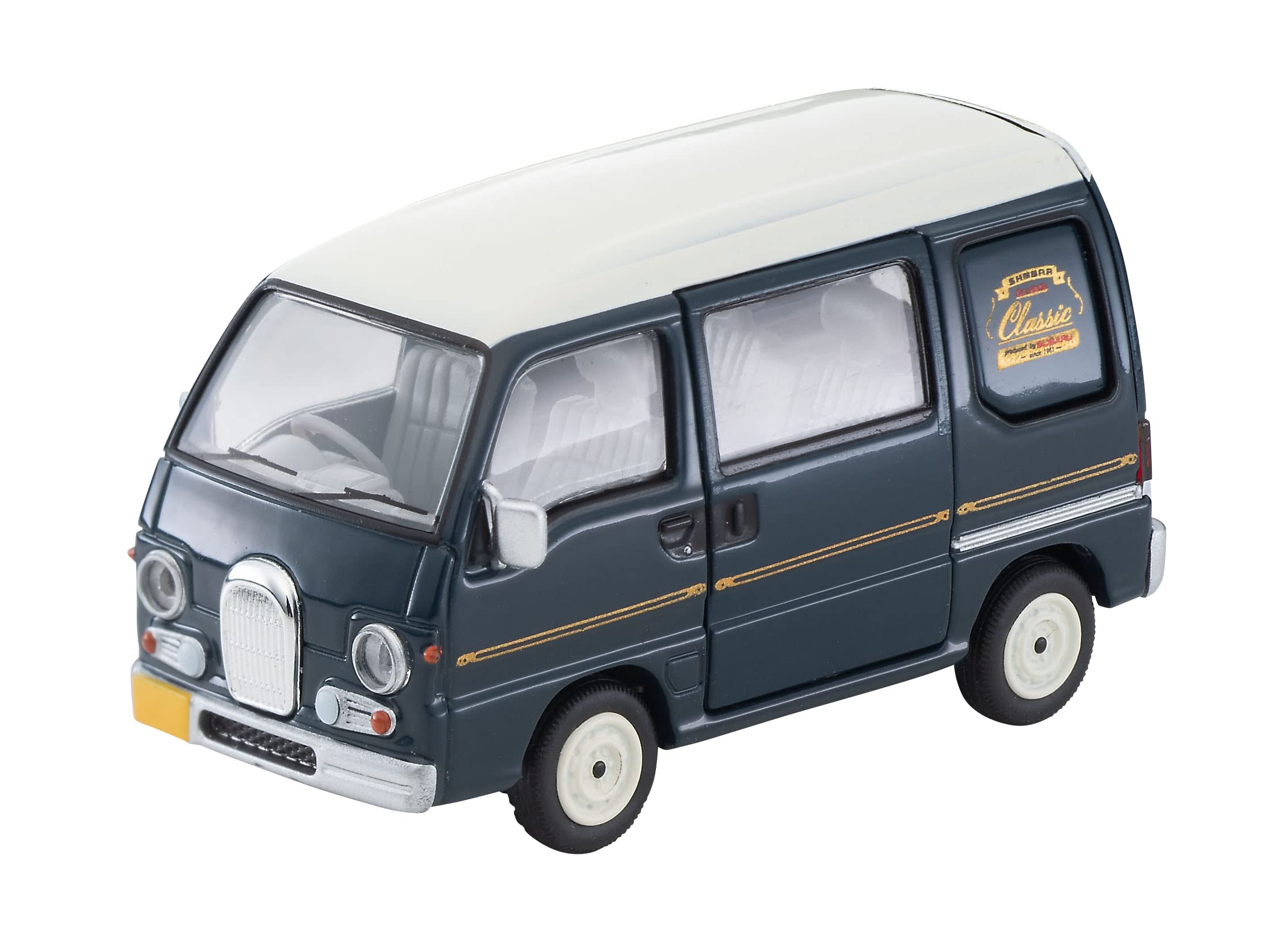 

Tomytec Tomica Limited Vintage Neo Scale Subaru Sambar Dias Classic 1994 Finished Product 1/64 LV-N249d Model, Navy/White,