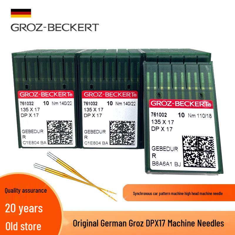 Německá Groz Zlatá DPX17 Počítačová Vysokorychlostní Šicí Stroj Jehla.