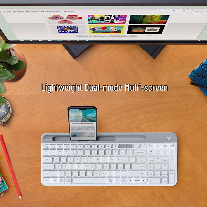 Logitech K580 Fashion Series Slim Multi-Device Wireless Keyboard