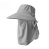 Summer Wide Brim Sun Hat UV Protection Breathable with Face Mask Neck Flap for Outdoor Fishing Hiking Cycling Wide Brim Cap