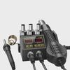 Dual Display Hot Air & Soldering Station, 110V/220V, 700W, 2-in-1 Temperature Control Electric Soldering Iron, Model 8898.