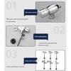 Heisedick Manual Urinal Flush Valve