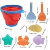 Sammenleggbar Strandbøtte Verktøysett Barnas Sandspade Sommer Utendørs Vannleker Gutter og Jenter Leker