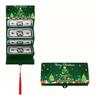 Christmas 10 card creative folding red envelope red, green and blue three colors optional Christmas theme gift card holder holiday gift supplies