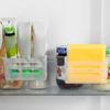 Refrigerator Side Door Telescopic Storage Box Cheese Slices Organize Case Snap Type Seasoning Bag Sorting Box Storage Rack
