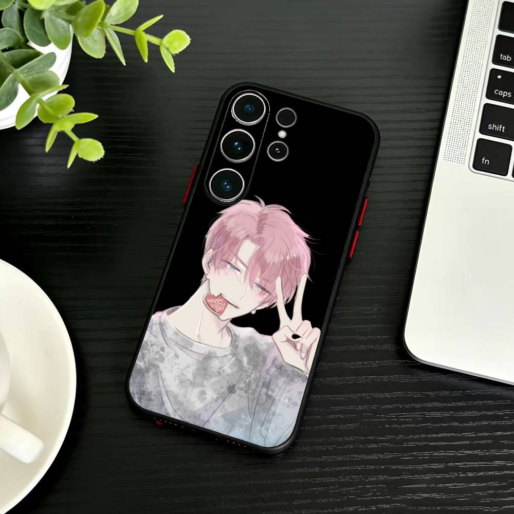N-Tamon's B-Side Phone Case For Samsung S26,S25,S24,S23,S22,S30,S21,Ultra,Plus,FE 5G Black Soft Cover
