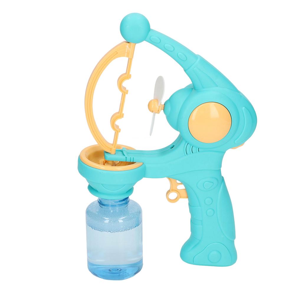Bubble   Automatic Convenient Handle Battery Powered Interesting Fan Function Cartoon Bubble Machine for Toy
