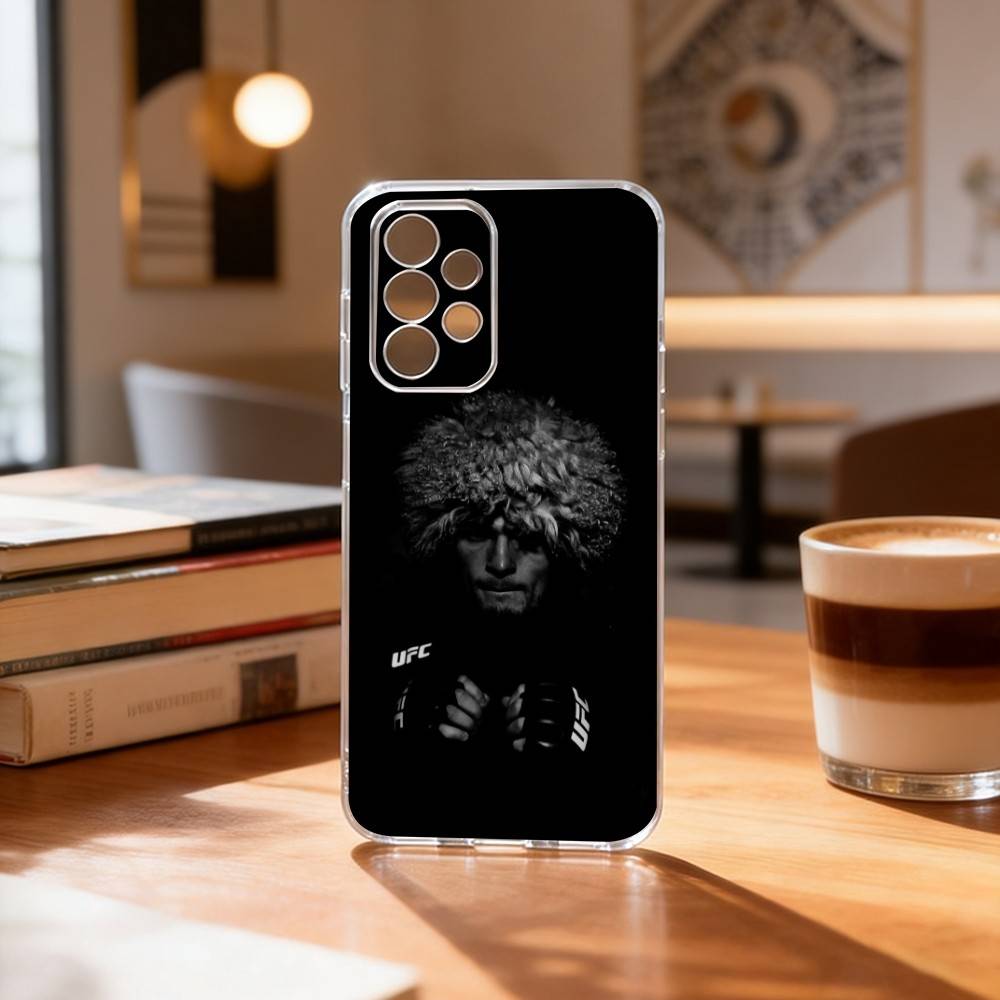 The Eagle Khabib Nurmagomedov  Phone Case Transparent Silicone Soft For Samsung S25,S24,S21,S22,S23,S30,Ultra,S20,Plus,Fe