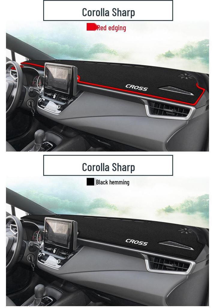 Mata Przeciwsłoneczna na Konsolę Środkową do Toyota Corolla - Ochrona i Dekoracja Wnętrza