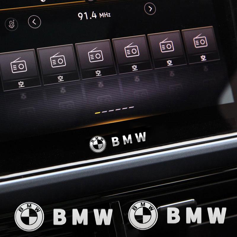 2/4ks 3D kovové nálepky na dekoraci interiéru auta, odznaky, auto styling pro BMW M E90 E60 E87 E92 E91 X1 X3 E39 E38 E36 F30 F20