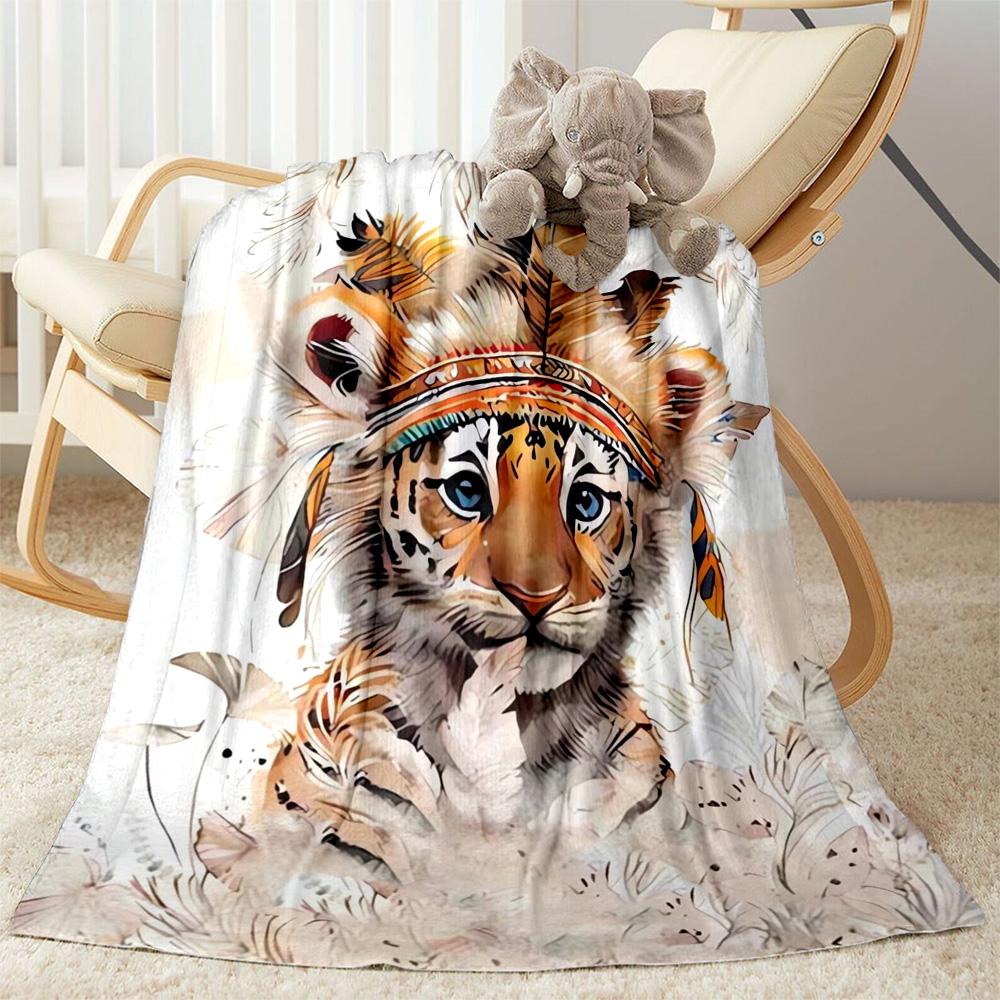 1pc Butterfly and Roses Blanket Soft Comfortable Lightweight All Season Multi Purpose Blanket Travel Camping Picnics Sofa Office Bed Living Room Gift