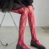 Mesh socks women's thin sweet flower fishing net socks Spice girl wind hollow jacquard pantyhose 62