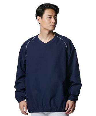 UA Midnight Navy Small V-Neck Jacket, / White,