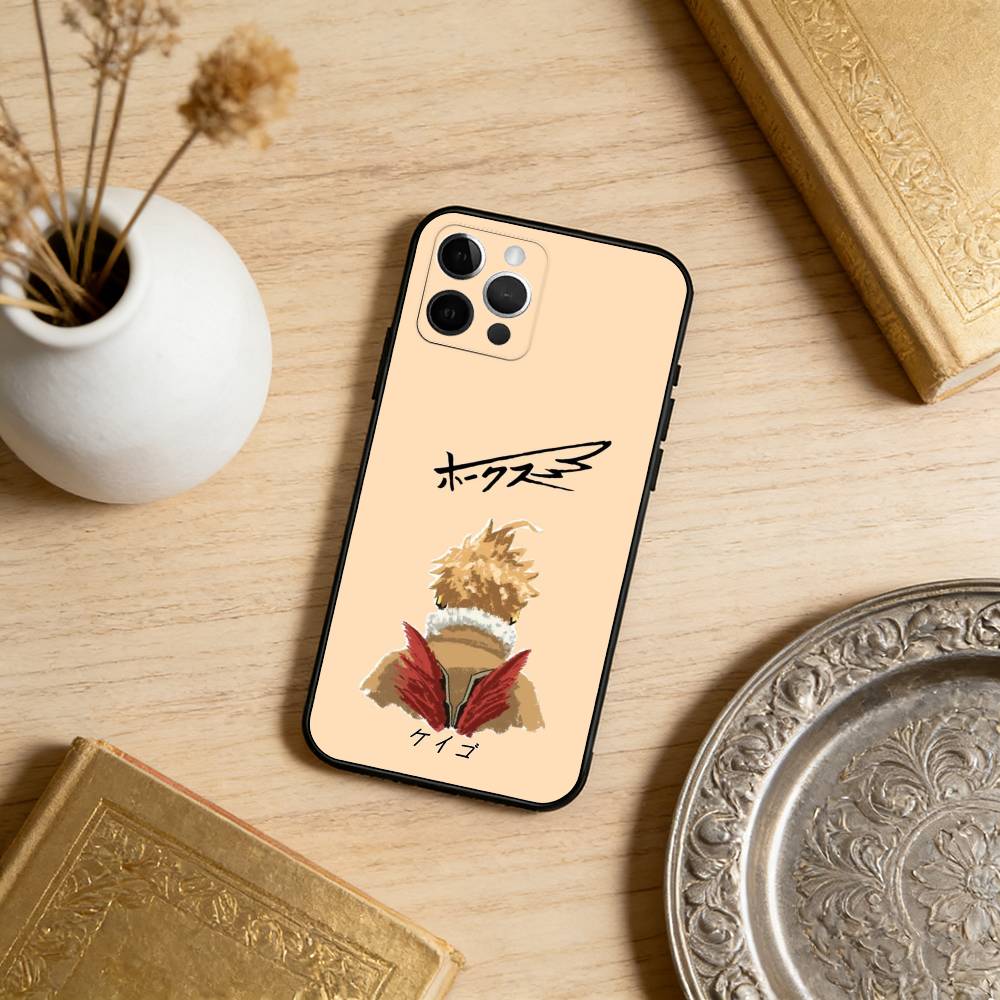 

H-Hawks-KS M-MHA-HA Чехол для телефона iPhone 17,16,15,14,13,12,11 Plus,Pro Max,Мягкий силиконовый черный чехол iPhone13PROMAX