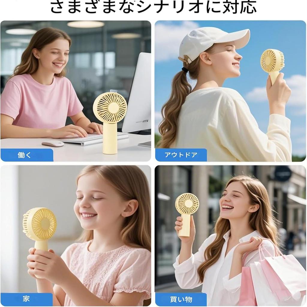 Mini Ventilator Portabil cu Pulverizare, Mic dar Portabil, cu 3 Fluxuri de Aer Reglabile, Ușor, Reîncărcabil, Pulverizare Apă, Perfect pentru Interior și Exterior,