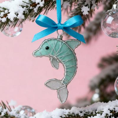 Kıyı Noel Süsleri Okyanus Temalı Deniz Camı Süsler Akrilik Denizatı Yunus Kaplumbağa Denizci Xmas Ağacı Süsü Ev Parti Dekorasyonu İçin