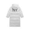 New MLB New York Yankees Basic Collection FW24 Down Jacket Unisex Cream 3ADJB2246-50CRS