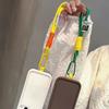 with Clip Braided Strips Color Phone Lanyard Colorful Wrist Straps Hand Lanyard  Phone Case