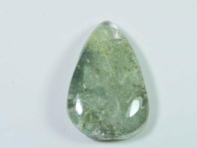 80Cts. Lodolite Garden Quartz Pear Crystal Cabochon Loose Gemstone 28X45X9MM SK-3376