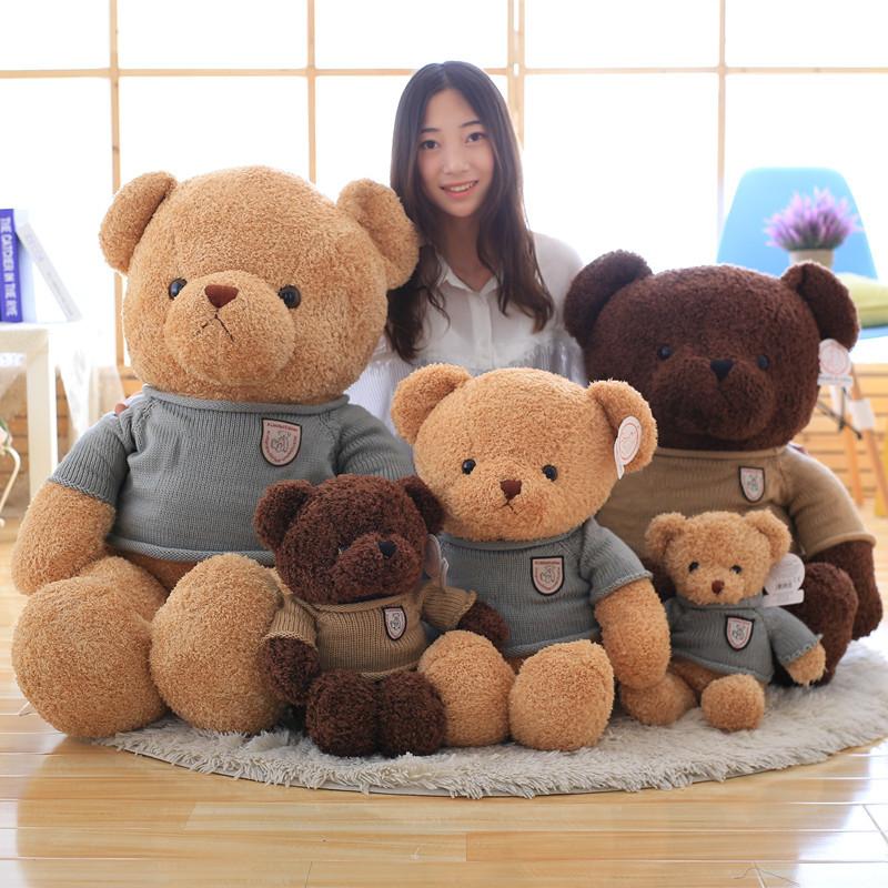 Teddy Bear Doll Plush Toy Children's Pillow Rag Doll Night Market Gift Gifts Gifts Floor Stand