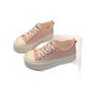 Platform Canvas Shoes Women's Spring New Small Casual Sports Board Shoes Versatile Muffin White Shoes