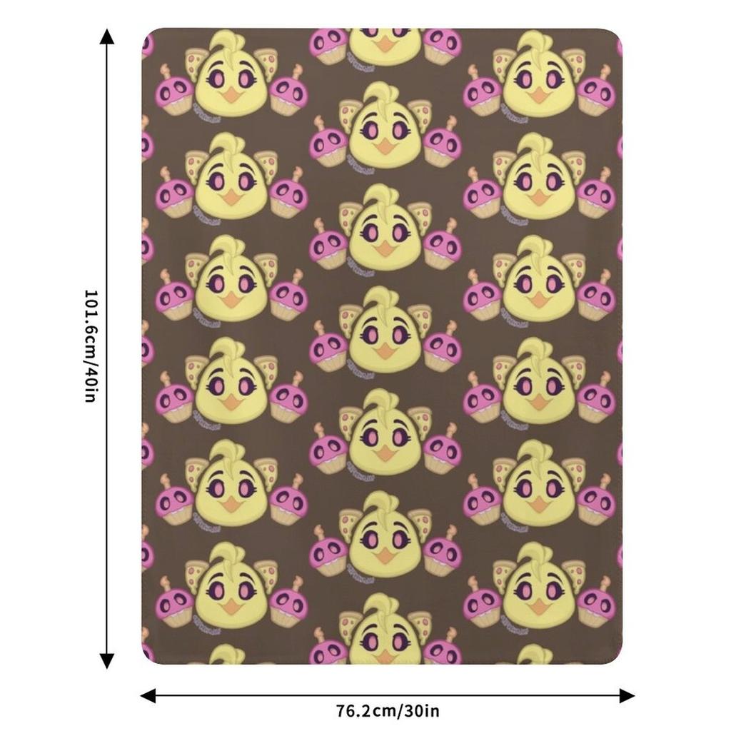 Chica Throw Blanket Long Lasting Soft Plush Blanket for Daily Use