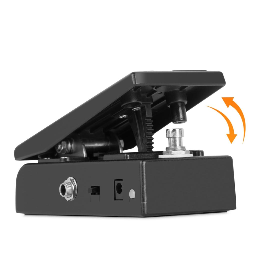 Mini Wah Volume Pedal GK-64 - Dual Wah and Volume, Compact Design, True Bypass, LED Indicator - Ideal for Guitarists Seeking Versatility