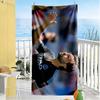 Player Action Field Beach Towel Super Soft Microfiber Quickdry Fabric Comfortable Lightweight
