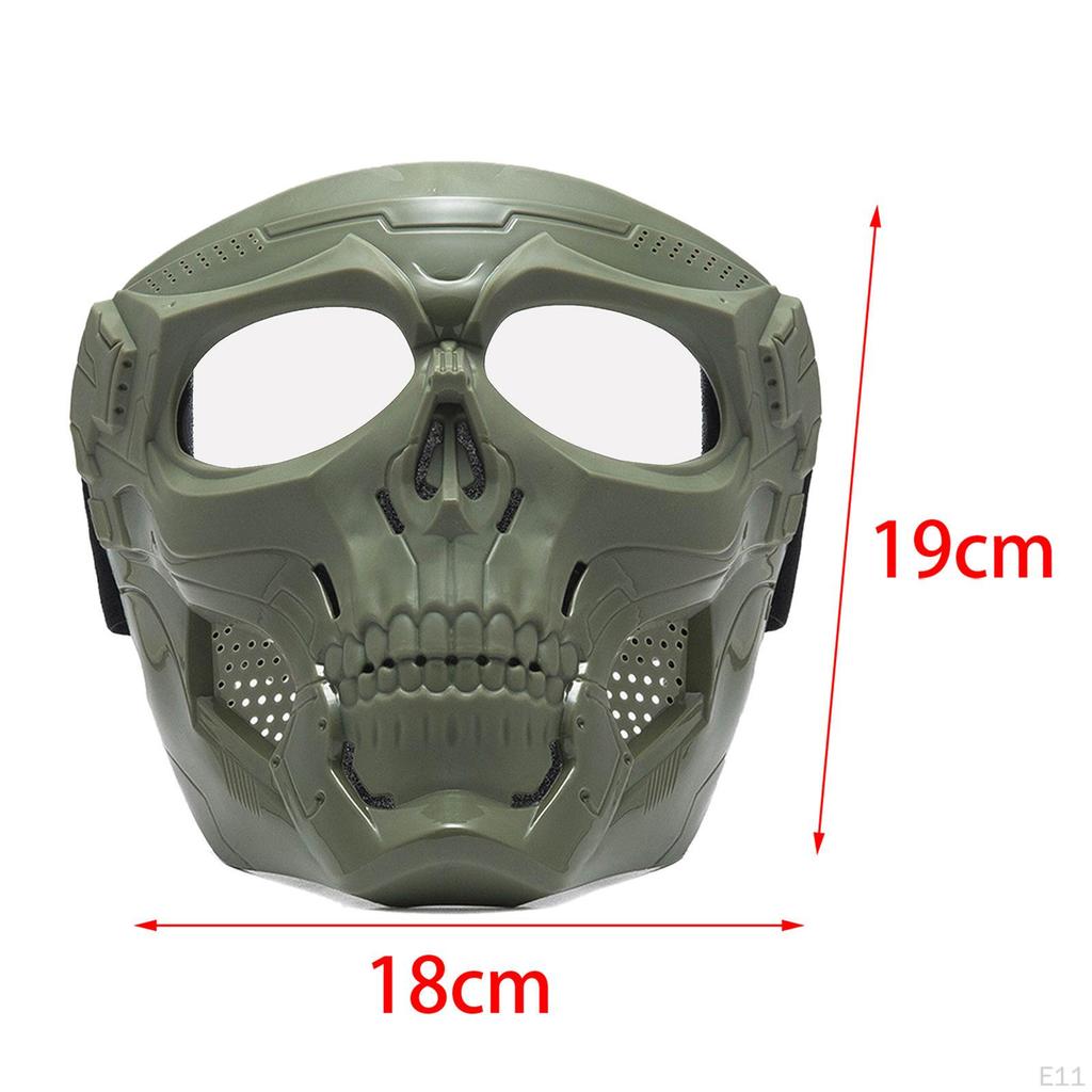 Skull Goggles Protective Full Face Mask for Riding Skiing Snowing Party