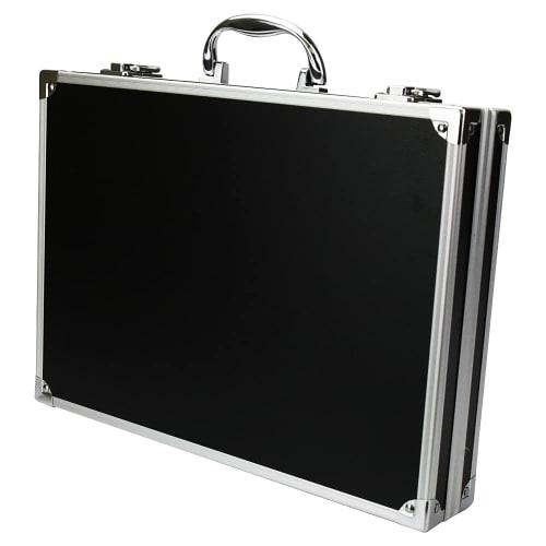 Magnetic Loader Attache Case, Compatible with BGS Loaders, Holds 12 Cards, Shockproof, and Protects (Black)