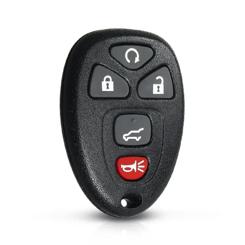 KEYYOU 10PCS Remote Car Key Shell Fob 3 4 5 Button For Chevrolet Buick GM Chevy Pontiac Rendezvous 2006 2007 2008 2009 2010 2011