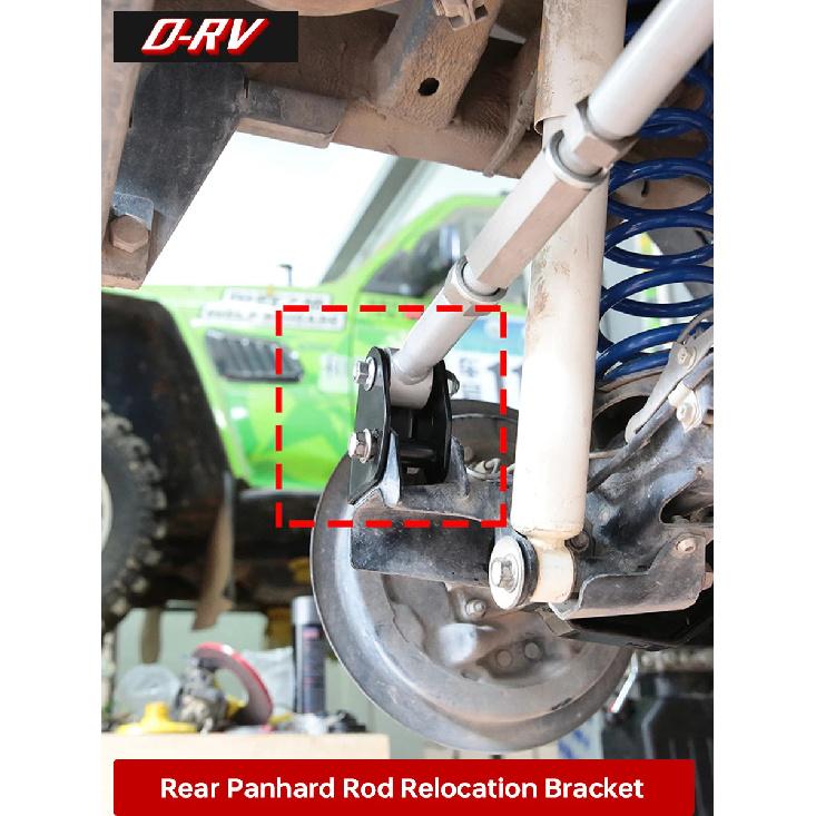 2 Inches 3 Inches Lift forJimny Offroad 4X4 Rear Panhard Rod Relocation Bracket For 2019-2023 Suzuki Jimny Jb74 JB64 Accessories