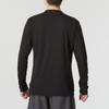 Puma Solid Color Casual Running Fitness Training Comfortable Sweat-Wicking Breathable V-Neck Long Sleeve T-Shirt Men Tops Black 658777-03