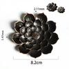 Alloy Incense Burner Sandalwood Incense Stick Holder Metal Zen Lotus Line Incense Plate Temples Yoga Studios Home Decoration
