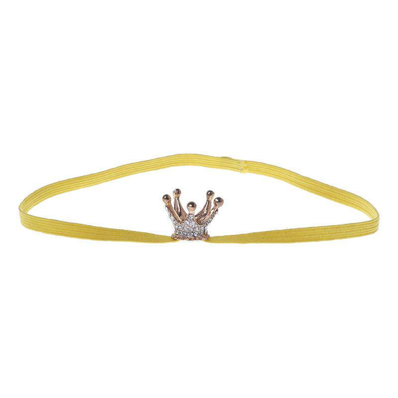 Buy New Baby Crown Headband Elastic Hair Band Rhinestone
