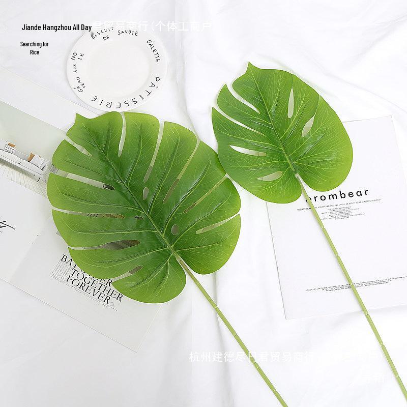 Monstera Deliciosa Leaf: Artificial Greenery for Home Decor, Weddings, and Displays