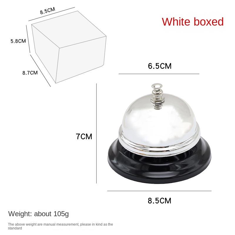 Metal Service Call Bell for Restaurant Kitchen Hand Push Table Bar Counter Stainless Steel Calling Bell Meals Ordering Reminder