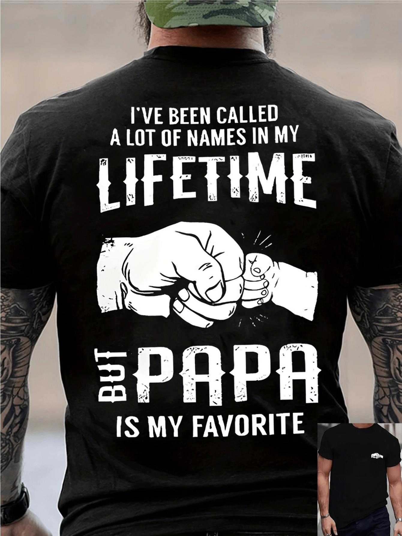 

Fun Dad Tshirt Harajuku style elastic fit classic black all season casual wear with boxing short sleeved unisex 4XL