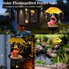 2 STÜCKE/3 STÜCKE Outdoor Eisen wasserdichte Statue Licht Simulation Tier Solarleuchte mit Biene und Flamingo Frosch und Kolibri Futterspender Funktion, Dekoration