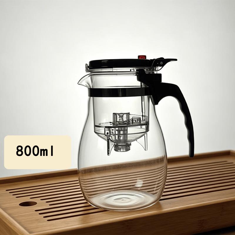 Handmade High Borosilicate Glass Infuser Teapot