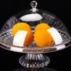 Classical European Covered Snacks Plate With Clear Lid Plastic Fruit Dessert Tray For Food Preservations And Elegant Homes Entertaining