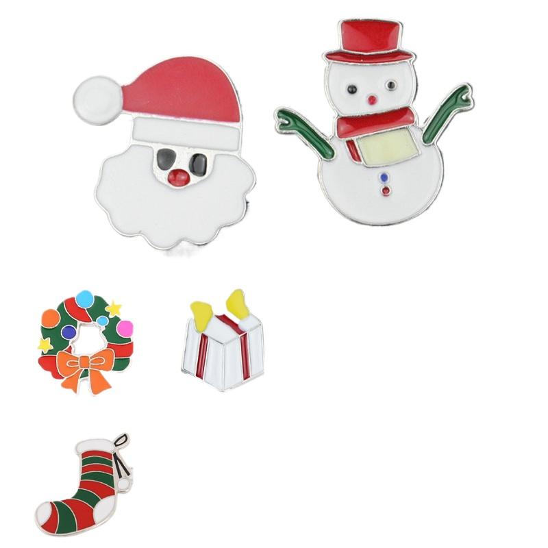 1PC Oil Drip Brooch Jeans Lapel Pin DIY Alloy Jewelry European and American Gift Cute Animal Decoration Accessories