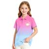 Girls' Polka Dot Printed T-Shirt for School Uniform and Casual Wear