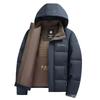 Graphene Warm Windproof Jacket Men Winter Fashion Comfortable Thickened Outdoor Hooded Overcoat Male Casual Clothes