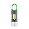 1 Set Keychain Flashlight 4-Gear High Brightness Tail Hook Waterproof Retractable Repair Work Handheld Flashlight Outdoor Equipment