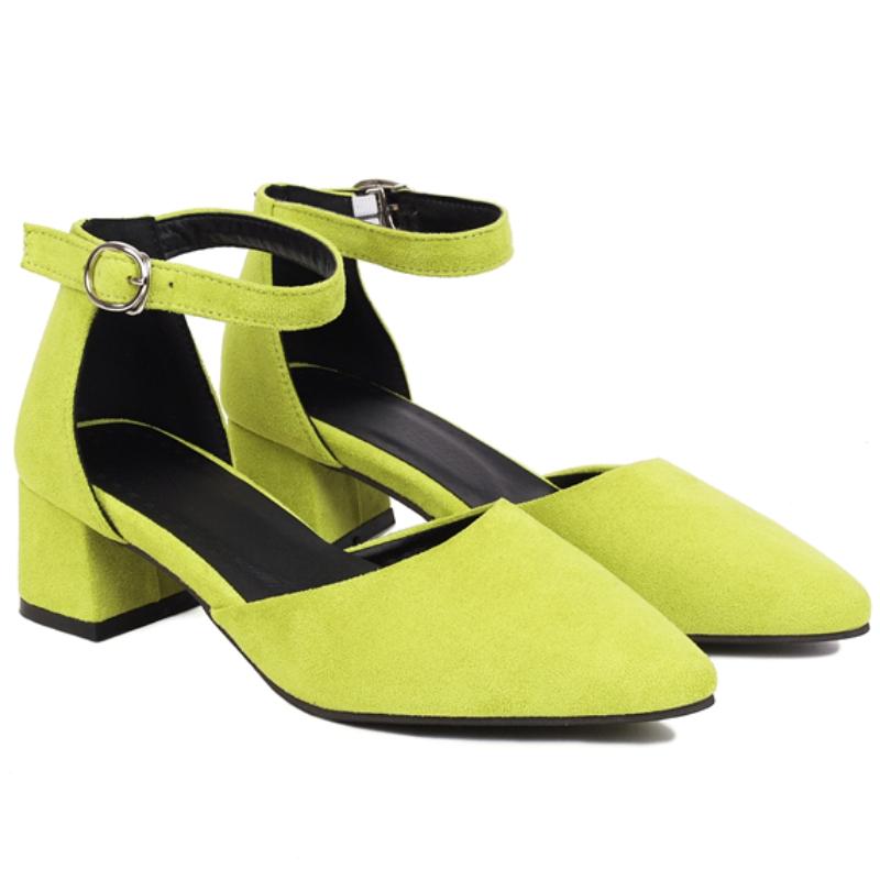 Dámské sandály s uzavřenou špičkou Letní boty Venkovní lodičky Dámské kotníkové pásky Elegantní Černé Růžové Zelené Společenské Svatební boty Značkové