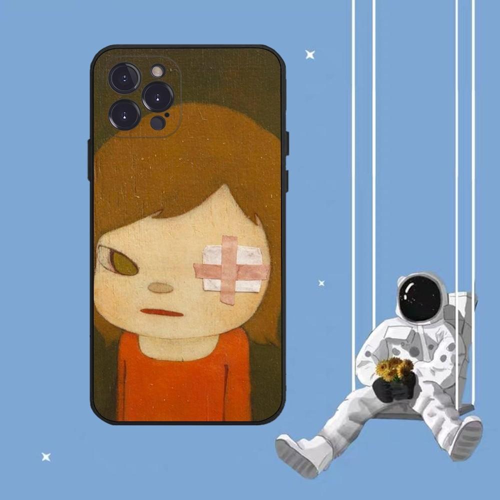 Yoshitomo Nara Phone Case For iPhone 14 11 12 13 Mini Pro XS Max Cover 6 7 8 Plus X XR SE 2020 Funda Shell