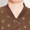 Casual Versatile Autumn Winter Mom's Fleece Lined Thickened Cotton Coat Middle Aged and Elderly Baseball Style Jacket