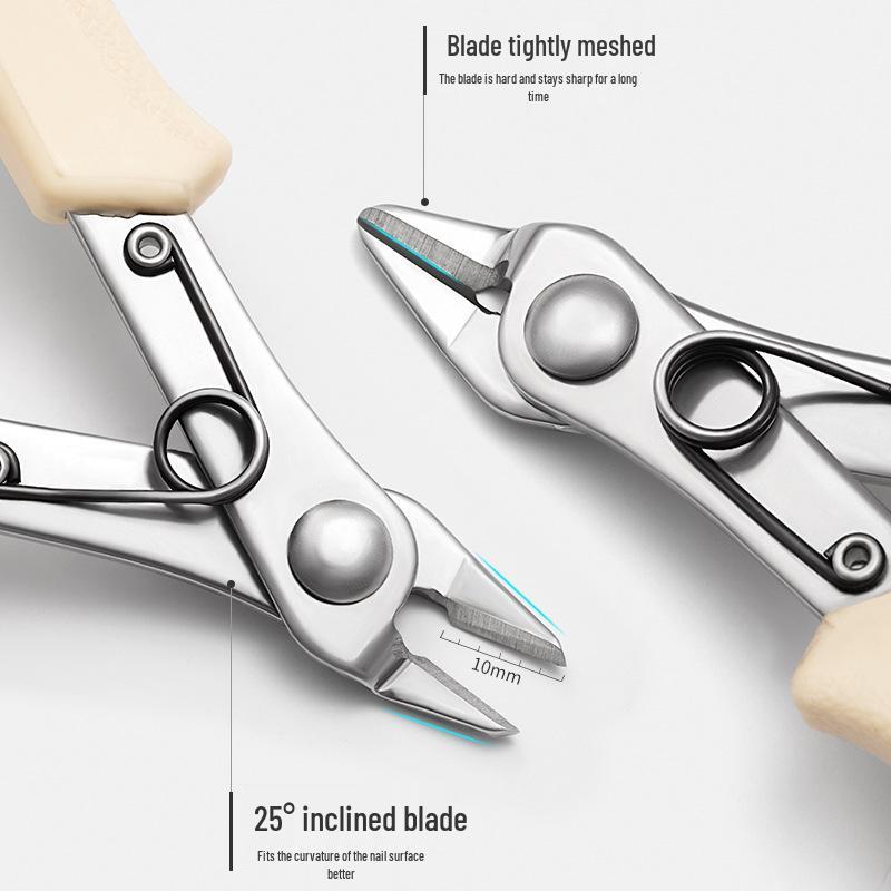 Nail Art Rhinestone Removal Heavy Duty Pliers - Easy Metal Shears & Ornament Scissors for Nail Salons